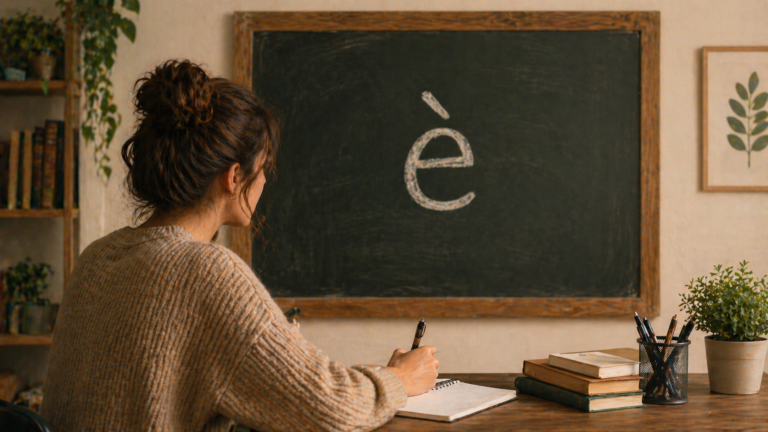 e accentata
